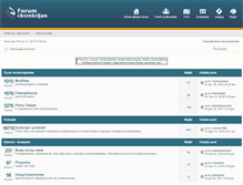 Tablet Screenshot of forum.chrzescijanin.pl