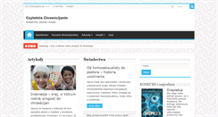 Desktop Screenshot of czytelnia.chrzescijanin.pl